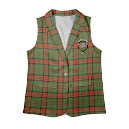 ScotsTee Shop Scottish Dalrymple of Castleton #2 Ancient Women's Tartan Sleeveless Blazer Suit Vest