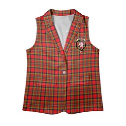 ScotsTee Shop Scottish Hepburn SC Women's Tartan Sleeveless Blazer Suit Vest
