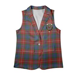 ScotsTee Shop Scottish Fraser Ancient Women's Tartan Sleeveless Blazer Suit Vest