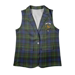 ScotsTee Shop Scottish Gow Hunting 2 Women's Tartan Sleeveless Blazer Suit Vest