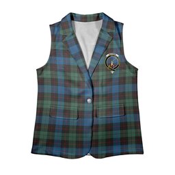ScotsTee Shop Scottish Guthrie Women's Tartan Sleeveless Blazer Suit Vest