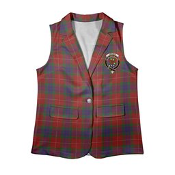 ScotsTee Shop Scottish Fraser 1842 Women's Tartan Sleeveless Blazer Suit Vest