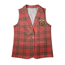 ScotsTee Shop Scottish Grant Weathered Women's Tartan Sleeveless Blazer Suit Vest
