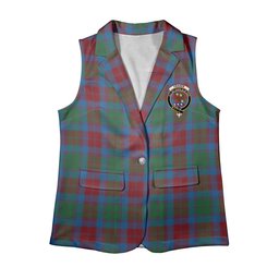 ScotsTee Shop Scottish Fraser of Altyre Ancient Women's Tartan Sleeveless Blazer Suit Vest