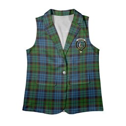 ScotsTee Shop Scottish Fletcher 2 Women's Tartan Sleeveless Blazer Suit Vest