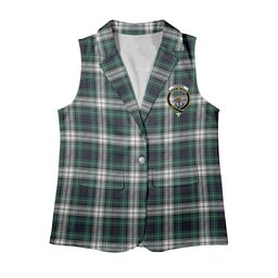 ScotsTee Shop Scottish Forbes Dress Modern Women's Tartan Sleeveless Blazer Suit Vest