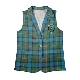 ScotsTee Shop Scottish Fergusson Ancient #2 Women's Tartan Sleeveless Blazer Suit Vest