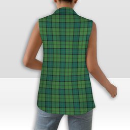 ScotsTee Shop Scottish Dunbar Hunting Modern Women's Tartan Sleeveless Blazer Suit Vest