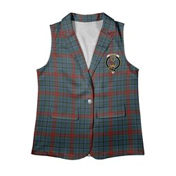 ScotsTee Shop Scottish Gordon 3 Women's Tartan Sleeveless Blazer Suit Vest
