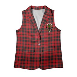 ScotsTee Shop Scottish Hog Women's Tartan Sleeveless Blazer Suit Vest