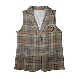 ScotsTee Shop Scottish Gordon dress 5 Women's Tartan Sleeveless Blazer Suit Vest