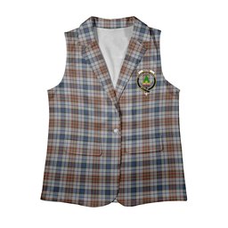 ScotsTee Shop Scottish Gayre Arisaidh Women's Tartan Sleeveless Blazer Suit Vest