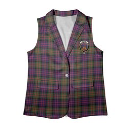 ScotsTee Shop Scottish Gillon Women's Tartan Sleeveless Blazer Suit Vest