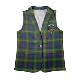 ScotsTee Shop Scottish Gordon of Esselmont Women's Tartan Sleeveless Blazer Suit Vest
