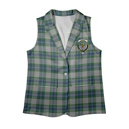 ScotsTee Shop Scottish Fraser Arisaid Women's Tartan Sleeveless Blazer Suit Vest