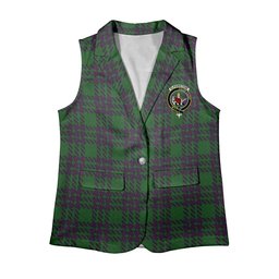 ScotsTee Shop Scottish Elphinstone Hunting Women's Tartan Sleeveless Blazer Suit Vest