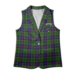 ScotsTee Shop Scottish Forsyth Modern Women's Tartan Sleeveless Blazer Suit Vest