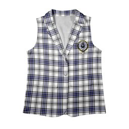 ScotsTee Shop Scottish Hannay Modern Women's Tartan Sleeveless Blazer Suit Vest