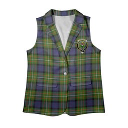 ScotsTee Shop Scottish Fergusson Modern Women's Tartan Sleeveless Blazer Suit Vest