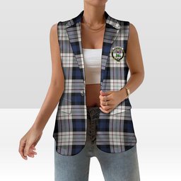 ScotsTee Shop Scottish Fergusson Dress Women's Tartan Sleeveless Blazer Suit Vest