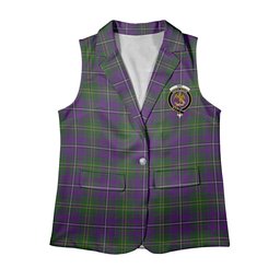 ScotsTee Shop Scottish Hay of Megginch Women's Tartan Sleeveless Blazer Suit Vest