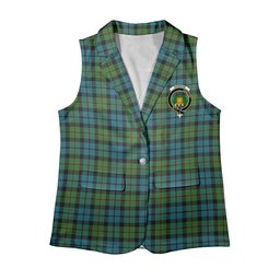 ScotsTee Shop Scottish Dundas Ancient Women's Tartan Sleeveless Blazer Suit Vest