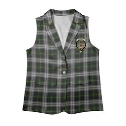 ScotsTee Shop Scottish Gordon Dress MacGregor-Hastie Women's Tartan Sleeveless Blazer Suit Vest