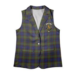 ScotsTee Shop Scottish Gillies 1 Women's Tartan Sleeveless Blazer Suit Vest