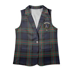 ScotsTee Shop Scottish Fletcher of Dunans Modern Women's Tartan Sleeveless Blazer Suit Vest
