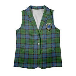ScotsTee Shop Scottish Forsyth 1795 Women's Tartan Sleeveless Blazer Suit Vest