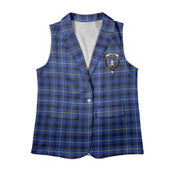 ScotsTee Shop Scottish Fleming Modern Women's Tartan Sleeveless Blazer Suit Vest