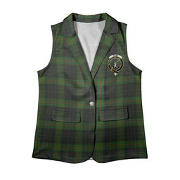 ScotsTee Shop Scottish Gunn VS Women's Tartan Sleeveless Blazer Suit Vest
