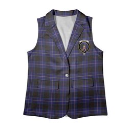ScotsTee Shop Scottish Dunlop Women's Tartan Sleeveless Blazer Suit Vest