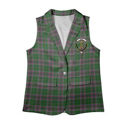 ScotsTee Shop Scottish Gray Hunting Women's Tartan Sleeveless Blazer Suit Vest