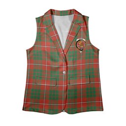 ScotsTee Shop Scottish Gregor of Balquhidder Ancient Women's Tartan Sleeveless Blazer Suit Vest