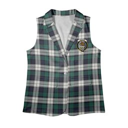 ScotsTee Shop Scottish Graham Dress Modern Women's Tartan Sleeveless Blazer Suit Vest