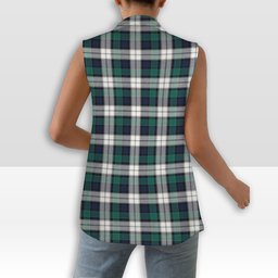 ScotsTee Shop Scottish Graham Dress Modern Women's Tartan Sleeveless Blazer Suit Vest