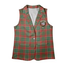 ScotsTee Shop Scottish Galbraith USA Ancient Women's Tartan Sleeveless Blazer Suit Vest