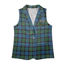 ScotsTee Shop Scottish Ferguson of Balquhidder Ancient Women's Tartan Sleeveless Blazer Suit Vest
