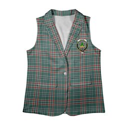 ScotsTee Shop Scottish Gayre Dress Modern Women's Tartan Sleeveless Blazer Suit Vest