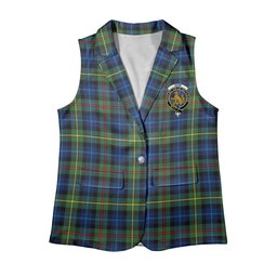 ScotsTee Shop Scottish Gow Hunting Modern Women's Tartan Sleeveless Blazer Suit Vest