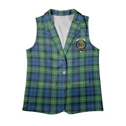 ScotsTee Shop Scottish Gordon Ancient Women's Tartan Sleeveless Blazer Suit Vest