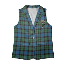 ScotsTee Shop Scottish Fergusson of Balquhidder Ancient Women's Tartan Sleeveless Blazer Suit Vest