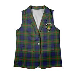 ScotsTee Shop Scottish Dundas Modern 02 Women's Tartan Sleeveless Blazer Suit Vest