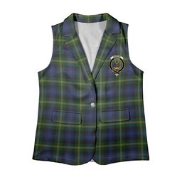 ScotsTee Shop Scottish Gordon 2 Women's Tartan Sleeveless Blazer Suit Vest