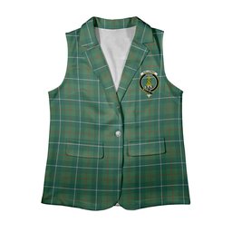 ScotsTee Shop Scottish Galloway Hunting Modern Women's Tartan Sleeveless Blazer Suit Vest