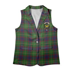 ScotsTee Shop Scottish Durie Women's Tartan Sleeveless Blazer Suit Vest
