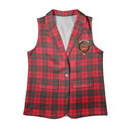 ScotsTee Shop Scottish Drummond Modern Women's Tartan Sleeveless Blazer Suit Vest