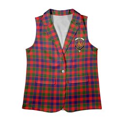 ScotsTee Shop Scottish Gow Modern Women's Tartan Sleeveless Blazer Suit Vest