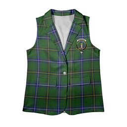ScotsTee Shop Scottish Henderson Modern Women's Tartan Sleeveless Blazer Suit Vest